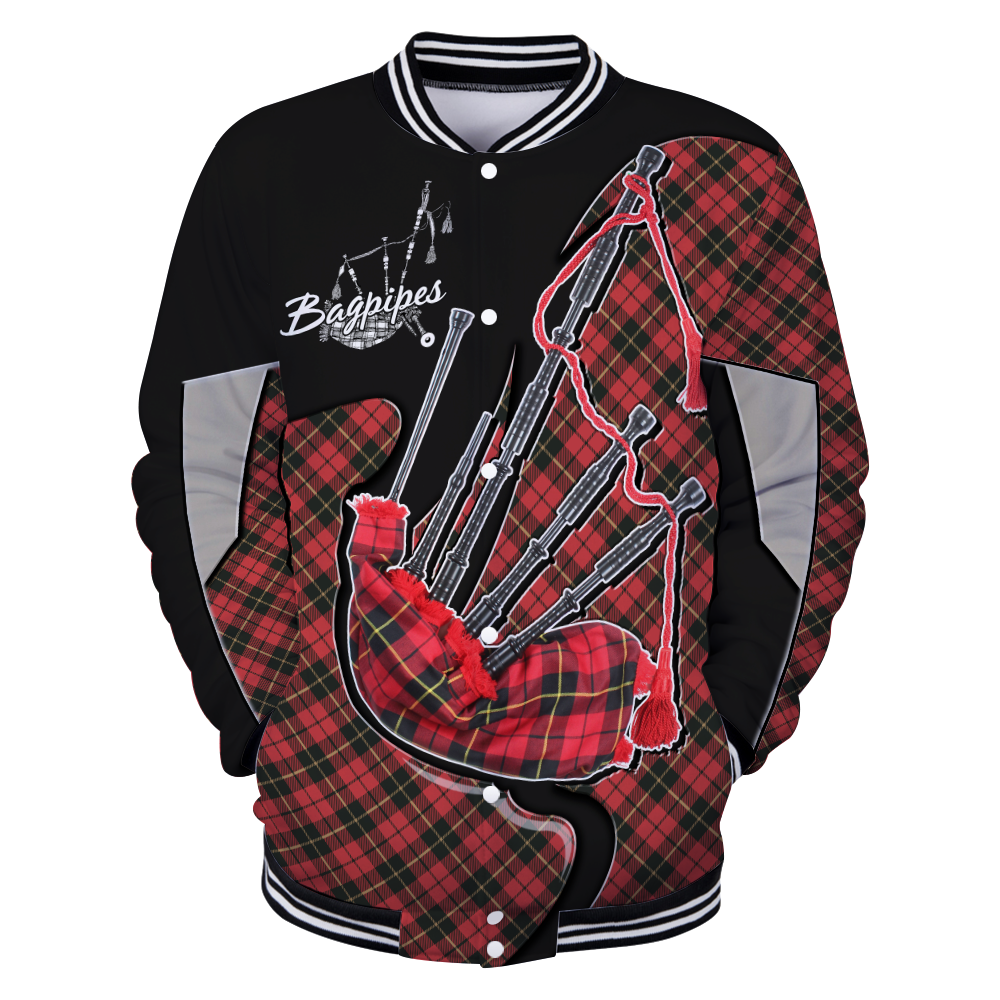 Bagpipes music 3d hoodie shirt for men and women HG HAC290201-Apparel-HG-Baseball jacket-S-Vibe Cosy™