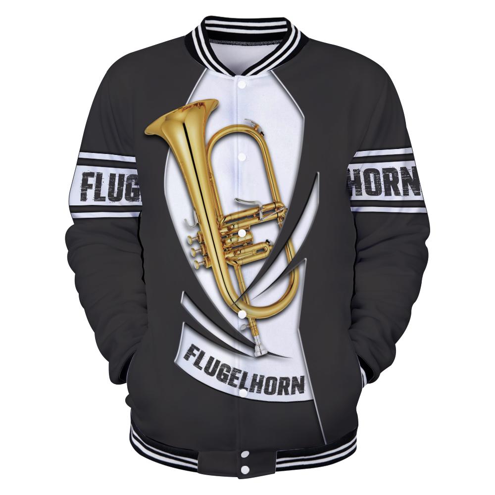 Flugelhorn music 3d hoodie shirt for men and women HG HAC260203-Apparel-HG-Baseball jacket-S-Vibe Cosy™