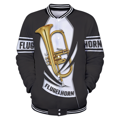 Flugelhorn music 3d hoodie shirt for men and women HG HAC260203-Apparel-HG-Baseball jacket-S-Vibe Cosy™