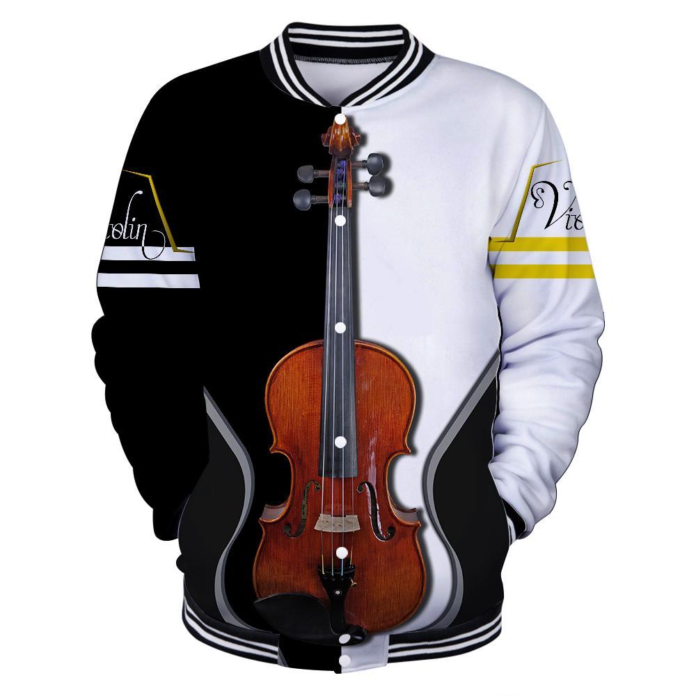 Violin music 3d hoodie full HG HAC281102-Apparel-HG-Baseball jacket-S-Vibe Cosy™