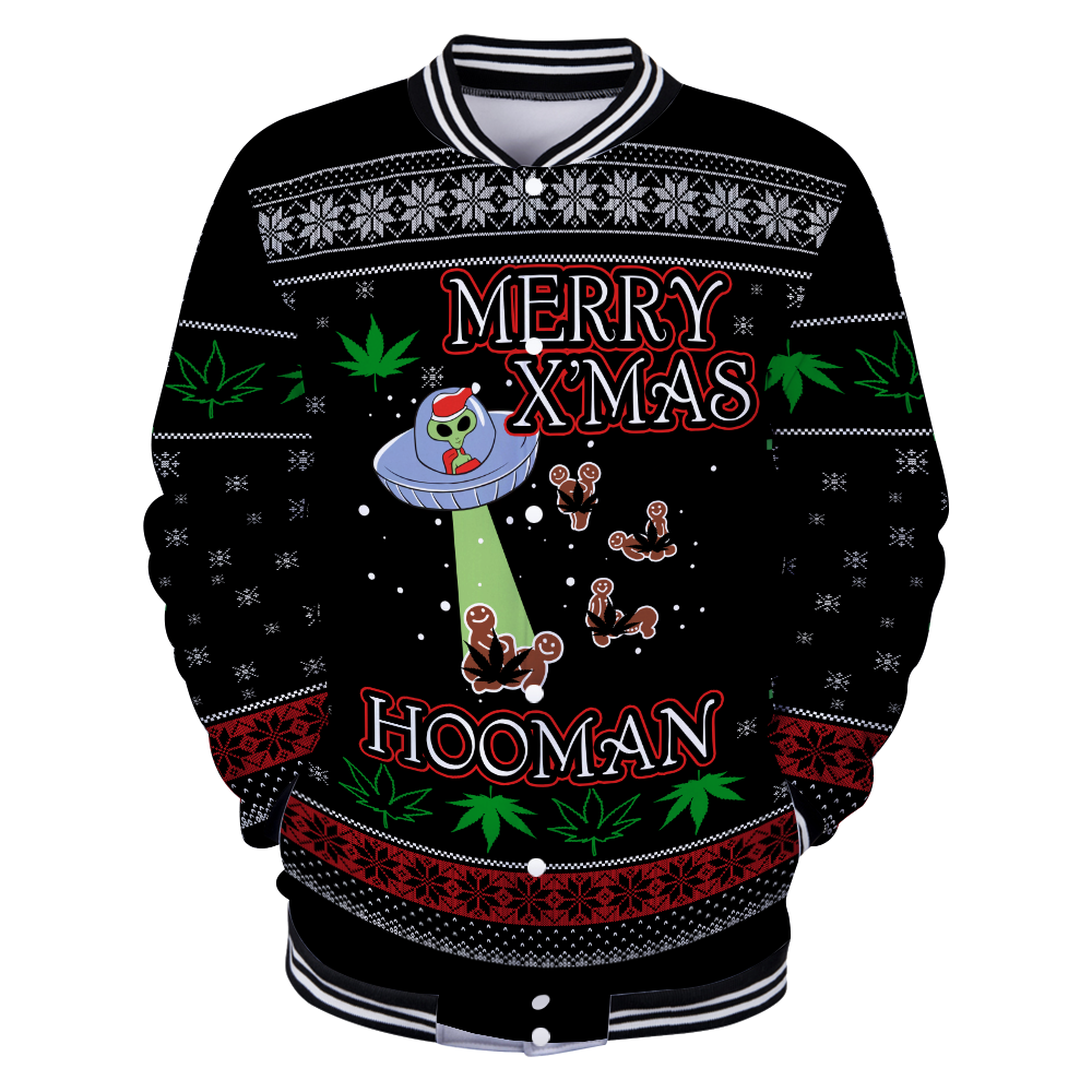Ugly Christmas UFO Pi111102-Apparel-NNK-Baseball Jacket-S-Vibe Cosy™