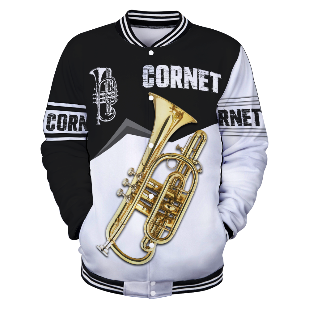 Cornet music 3d hoodie shirt for men and women HG HAC260202-Apparel-HG-Baseball jacket-S-Vibe Cosy™
