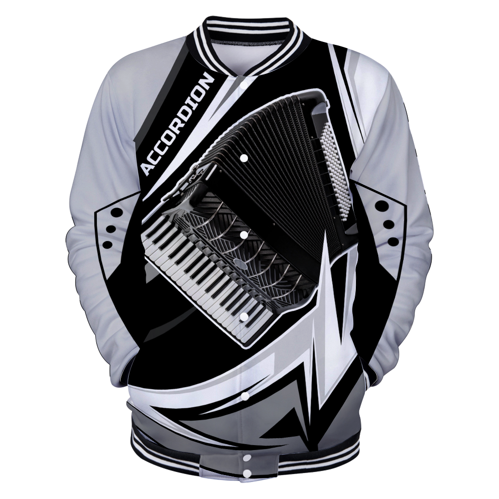 Accordion music 3d hoodie shirt for men and women HG HAC040201-Apparel-HG-Baseball jacket-S-Vibe Cosy™