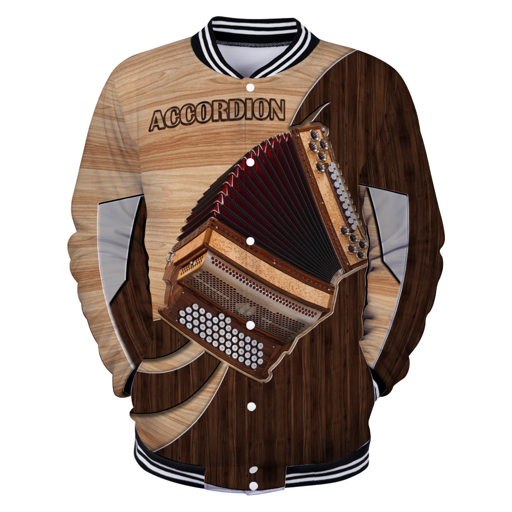 Accordion music 3d hoodie shirt for men and women HG HAC280201-Apparel-HG-Baseball jacket-S-Vibe Cosy™