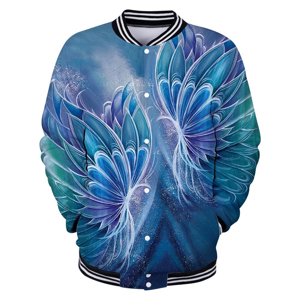Butterfly Sweet Garden 3D Winter Clothes TR091102-Apparel-NNK-Baseball Jacket-S-Vibe Cosy™