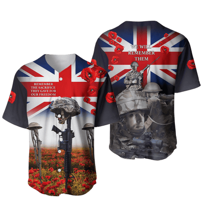 Remembrance Day Lest We Forget 3D All Over Printed Unisex Shirts