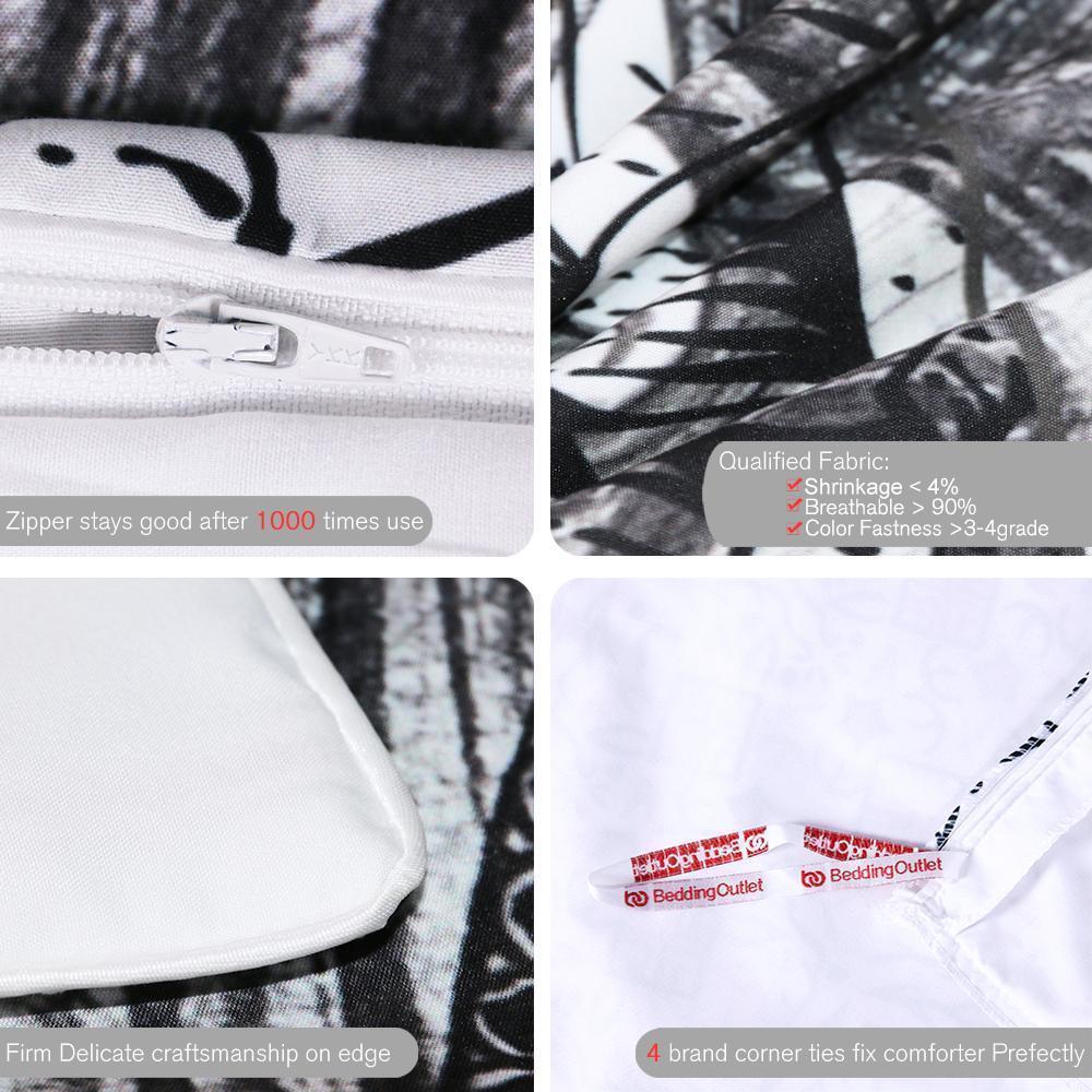 Couple Skull Bedding Sets-Bedding Set-6teenth Outlet-USA Twin-Vibe Cosy™