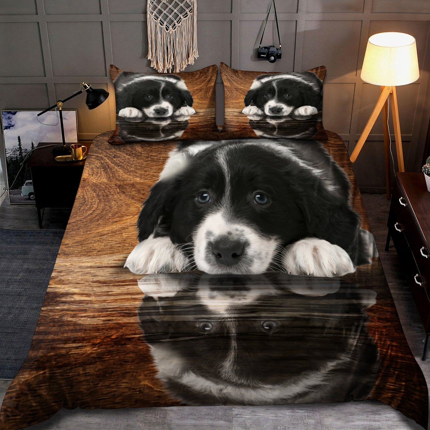 Border collie bedding set HAC220802