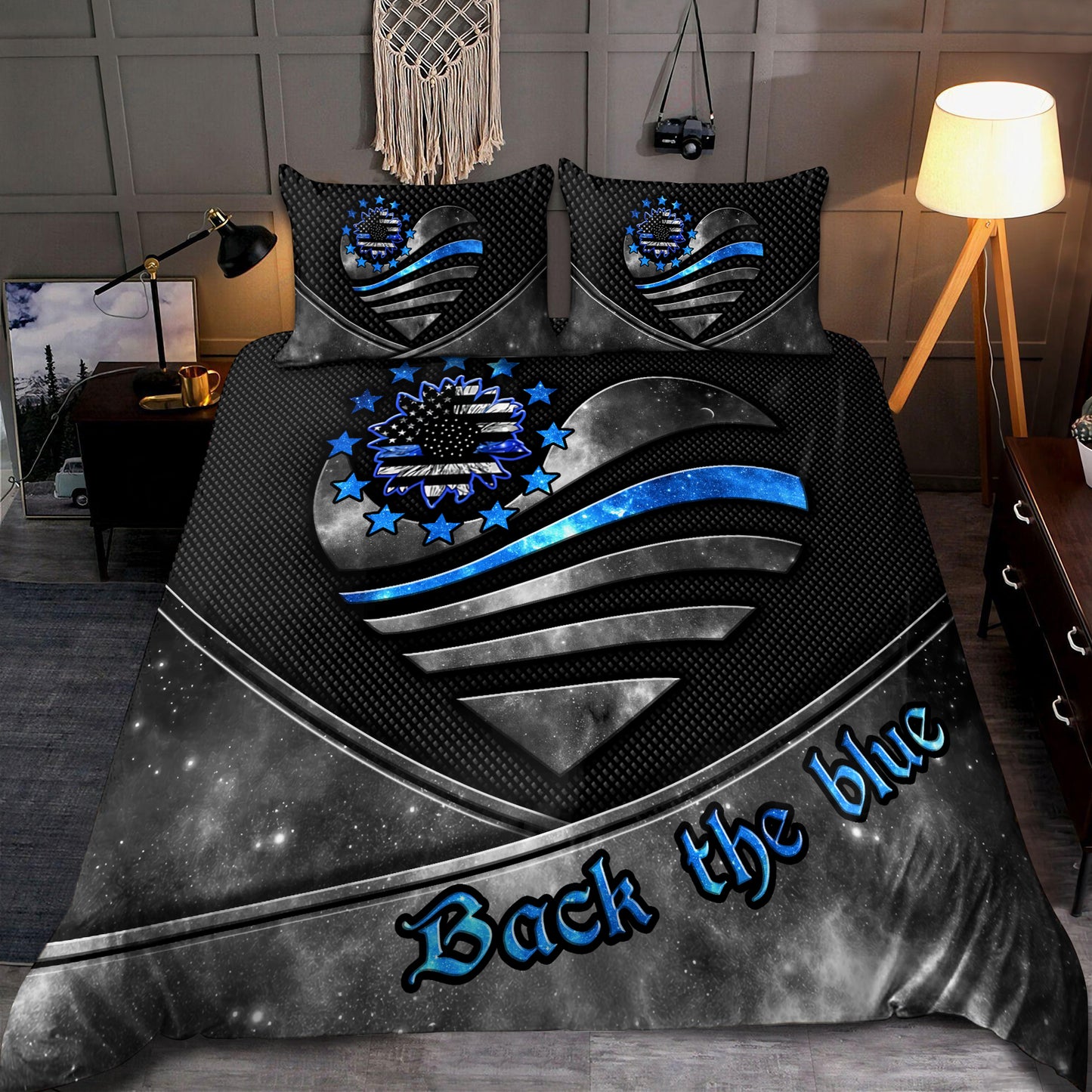 Back The Blue Bedding Set KH0811205
