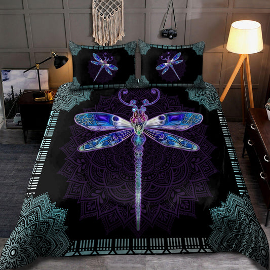 Mandala dragonfly bedding set HAC110703-HG-HG-US Twin-Vibe Cosy™