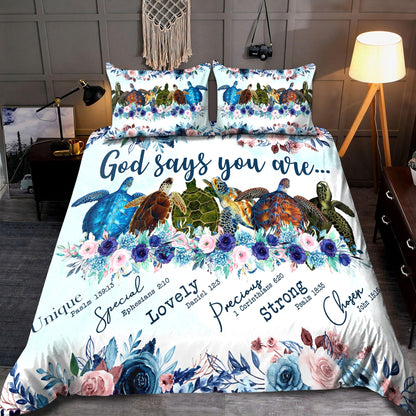God Say You Are Bedding Set HAC210705-Bedding Set-TT-Twin-Vibe Cosy™