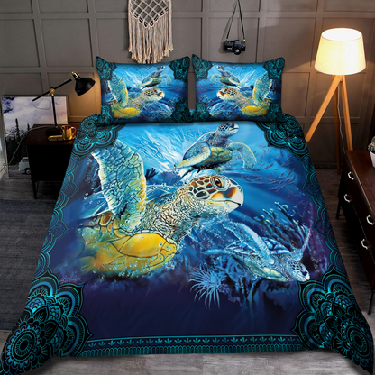 Sea Turtle Ocean Blue Bedding set JJW21102002ST