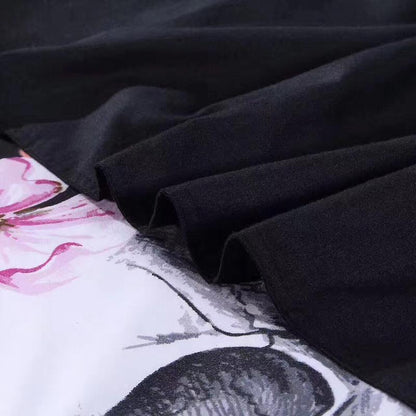 Black Skull Bedding-Bedding Set-6teenth Outlet-Twin 2pcs-Vibe Cosy™