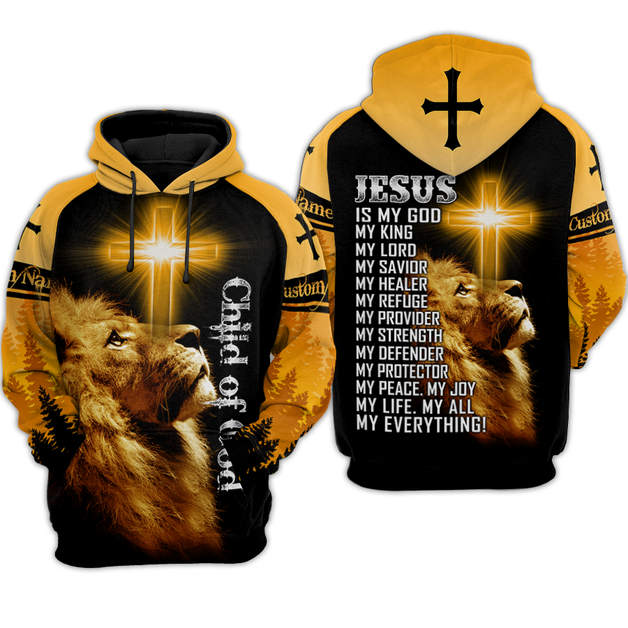 Child Of God Custome Name 3D All Over Printed Shirts For Men and Women Pi15102004
