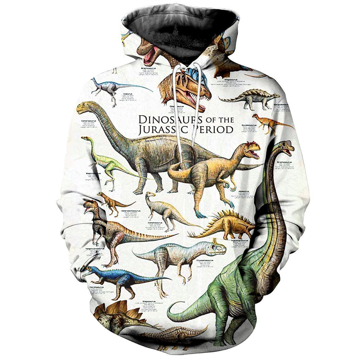 3D All Over Printed Dinosaurs Shirts and Shorts-3D All Over Printed Clothes-HP Arts-Normal Hoodie-XS-Vibe Cosy™