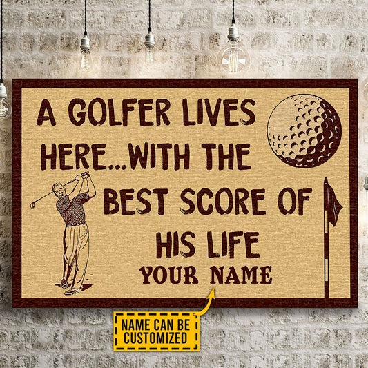 Custom Name XT GOLF Poster Horizontal NTN07052104