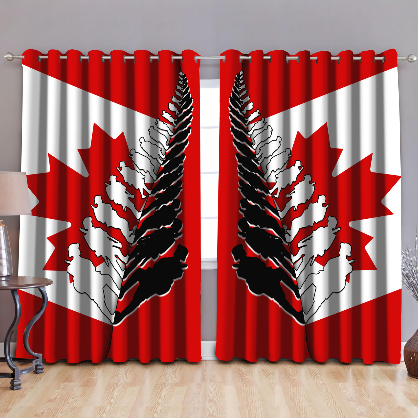 Canada Remembrance Day Curtain XT TNA15032103.S1