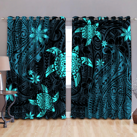 Premium Three Turtles Window Curtains