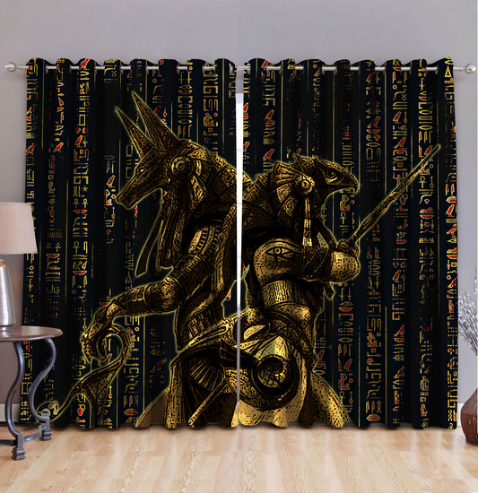 Ancient Egypt 3D All Over Printed Window Curtains