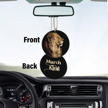 March King Lion Unique Design Car Hanging Ornament