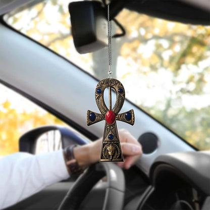Ankh Key of Life Ancient Egypt Unique Design Car Hanging Ornament