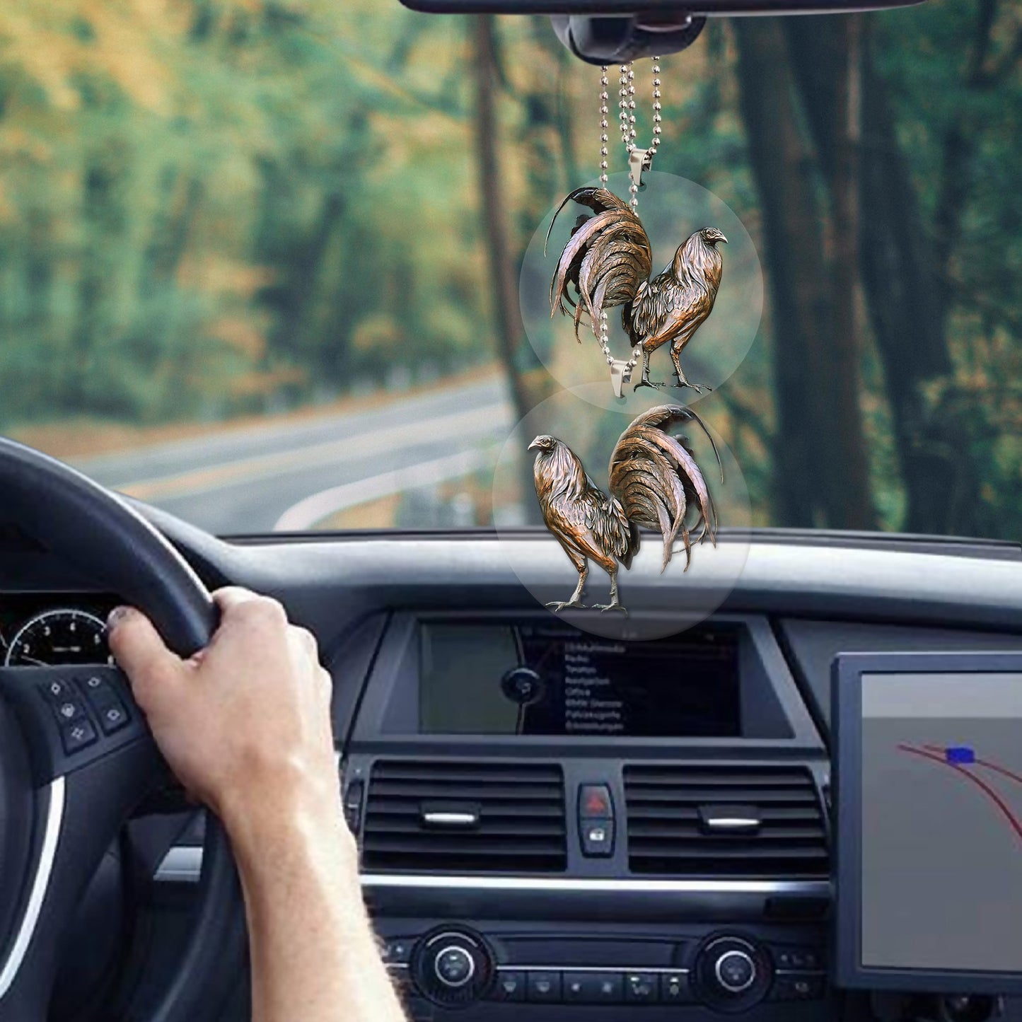 Rooster Unique Design Car Hanging Ornament TNA17052106