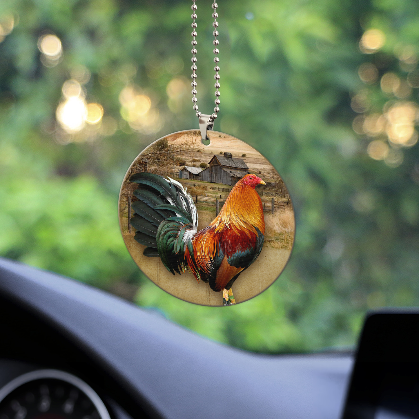 Rooster Unique Design Car Hanging Ornament TNA22042109