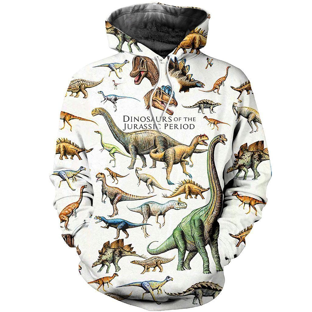 3D All Over Printed Dinosaurs Shirts and Shorts-3D All Over Printed Clothes-HP Arts-Normal Hoodie-XS-Vibe Cosy™