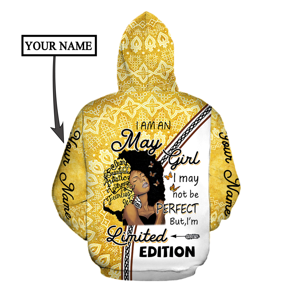 May Girl Personalized Name 3D All Over Printed Hoodie