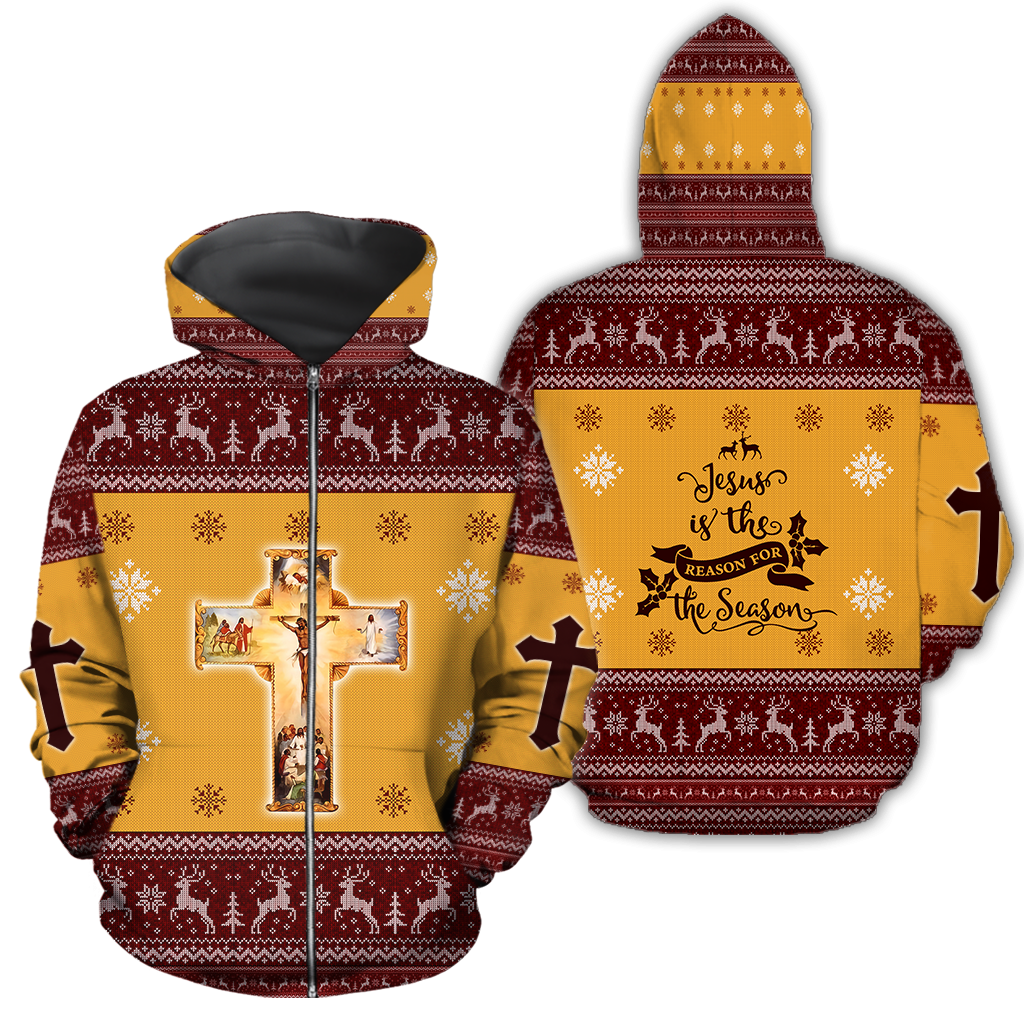 Jesus Christmas 3D All Over Printed Shirts For Men and Women