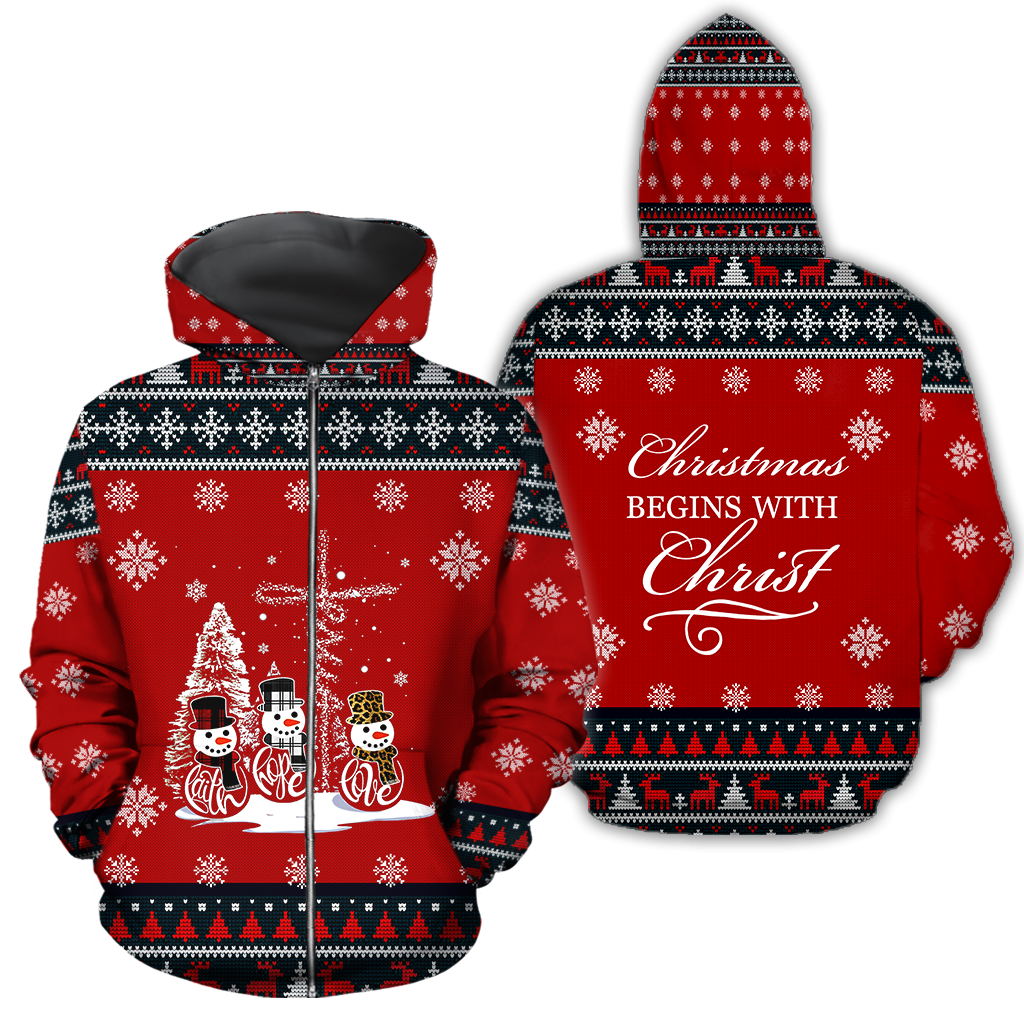 Jesus Christmas 3D All Over Printed Shirts For Men and Women