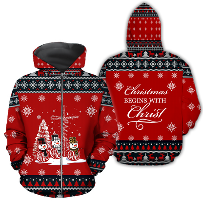Jesus Christmas 3D All Over Printed Shirts For Men and Women