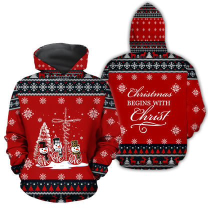 Jesus Christmas 3D All Over Printed Shirts For Men and Women
