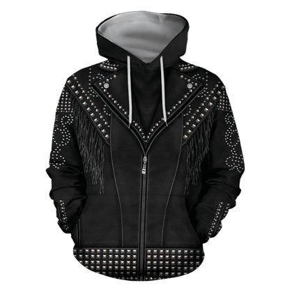 Native Cowboy Jacket No22 Cosplay 3D Over Printed Unisex Deluxe Hoodie ML