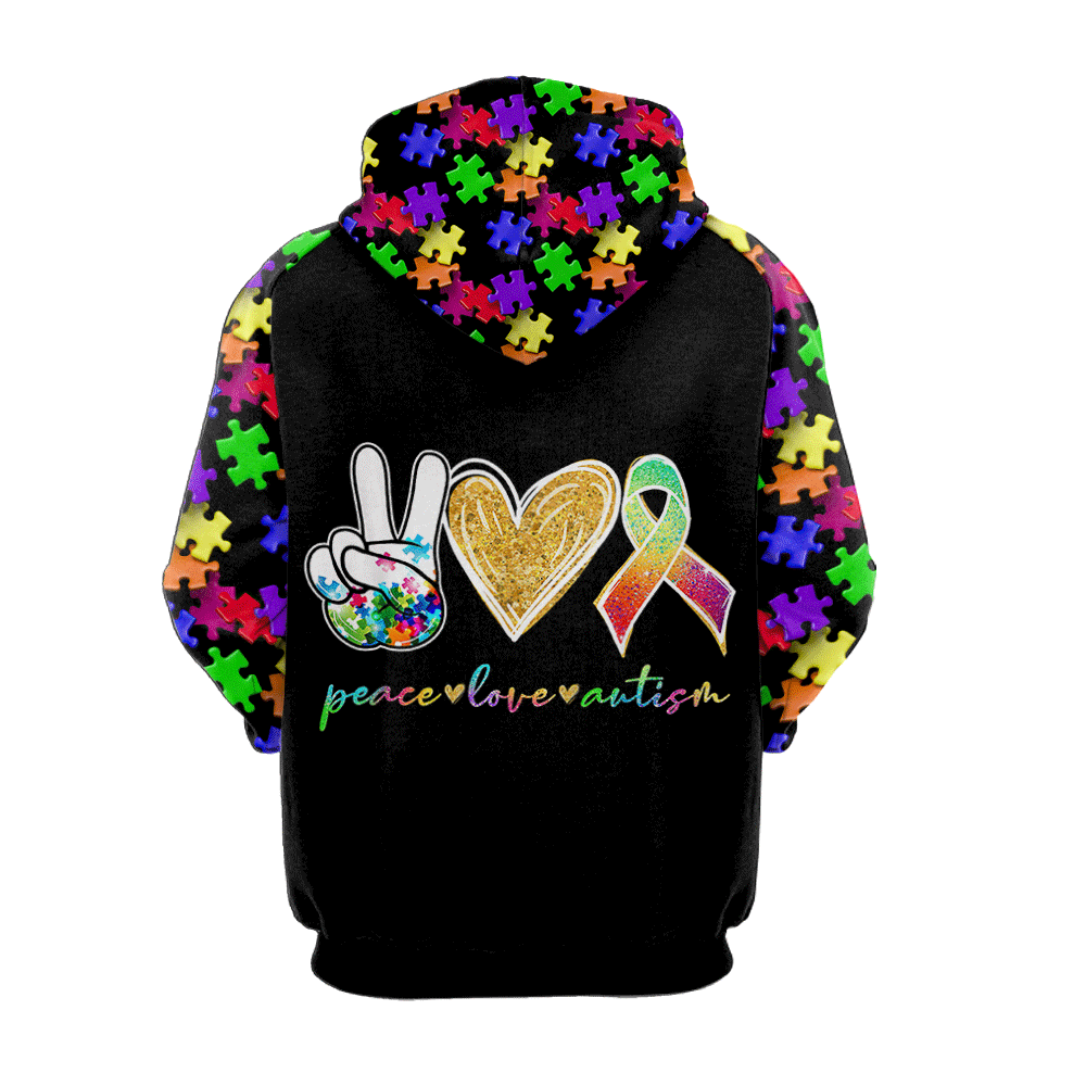 3D All Over Printed Autism Awareness - It is ok to be different Unisex Shirts XT
