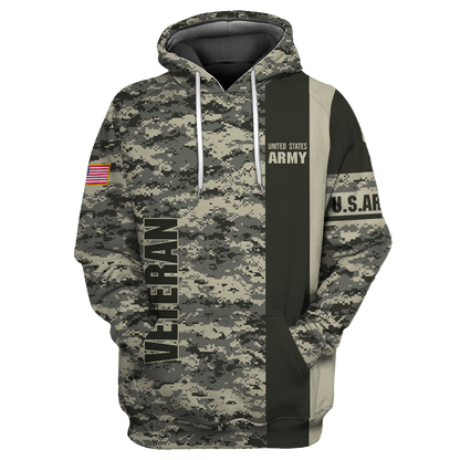 Personalized name German Army Hoodie 3D All Over Printed Unisex Shirts TNA19052101