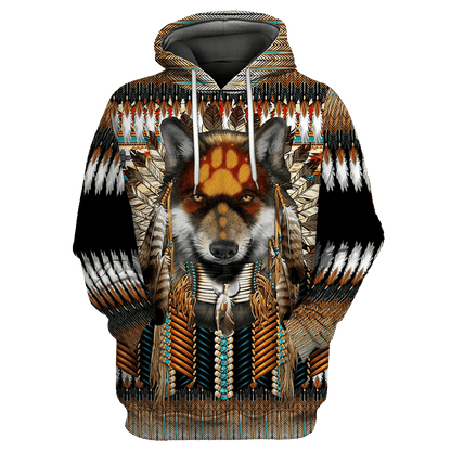 Native American 3D All Over Printed Legging + Hoodie