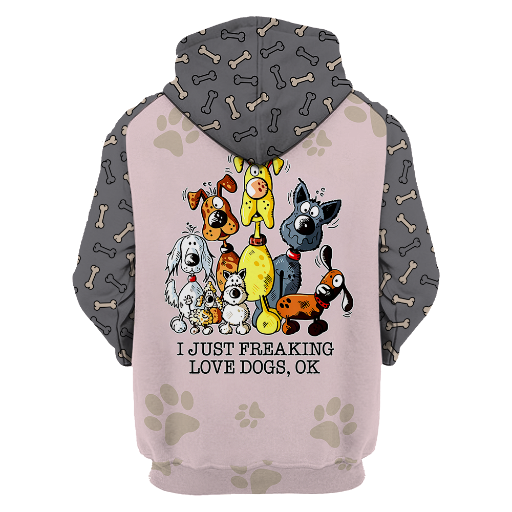 3D All Over Printed Dog Make Me Happy Unisex Shirts XT