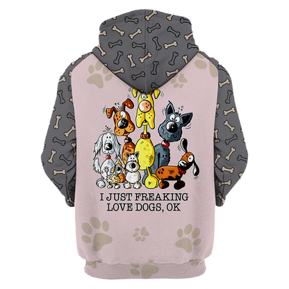 3D All Over Printed Dog Make Me Happy Unisex Shirts XT