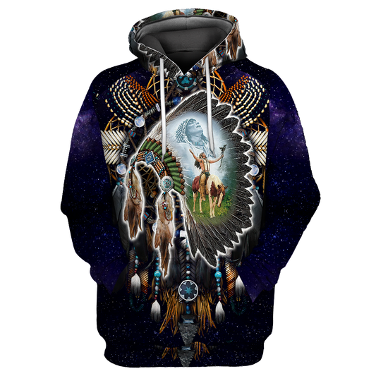Native American 3D All Over Printed Unisex Shirt