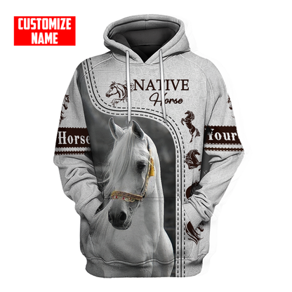 Customized Name Native American 3D All Over Printed Legging + Hoodie