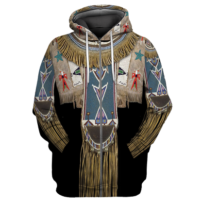 Native American 3D All Over Printed Unisex Shirts