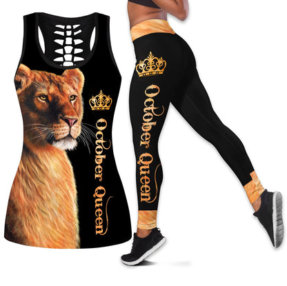 October Lion Queen 3D All Over Printed Shirt for Women