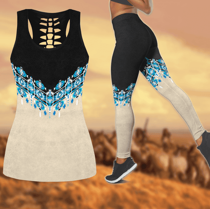 Native American Combo Legging + Hollow Tanktop PH01122101