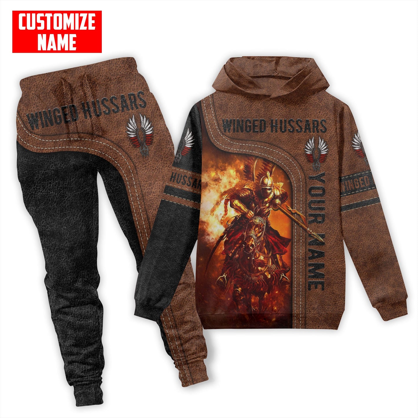 Premium Winged Hussars Best Custom name Combo Sweatpant Hoodie