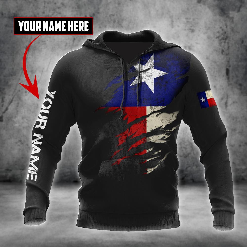 Thin Blue Line apparel Texas Law Enforcement custom name design 3d print shirts