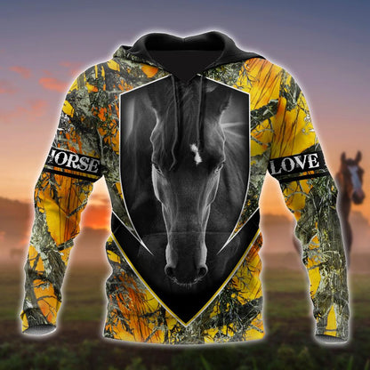 Love Horse 3D All Over Printed Shirts For Men And Women TR1912202CL