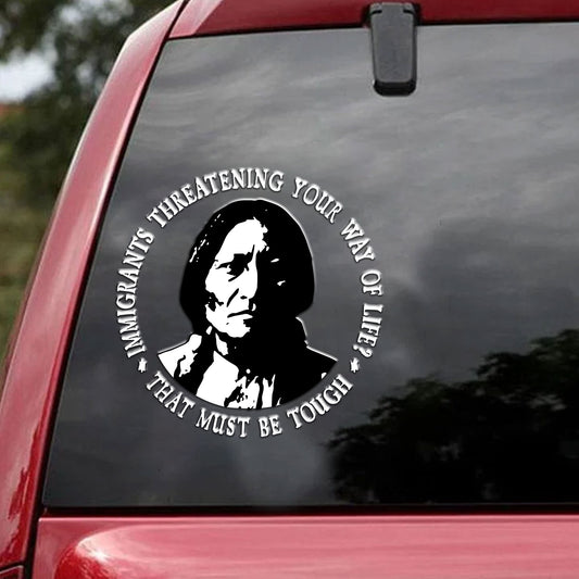 Native American Car Sticker For The Lover