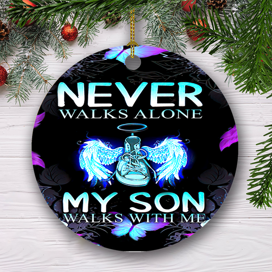 Never walk alone Memorial Gift Christmas Ornament