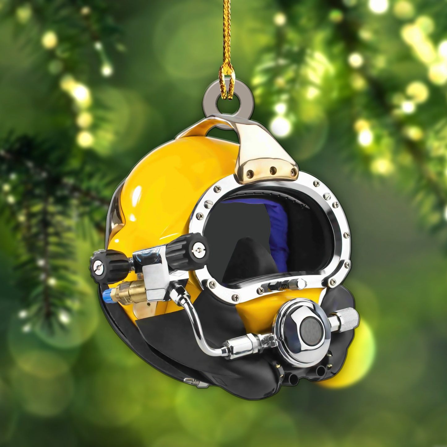 Scuba Diving Helmet Shaped Ornament